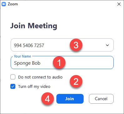 Protect your identity in Zoom meetings - WSU Technology Knowledge Base