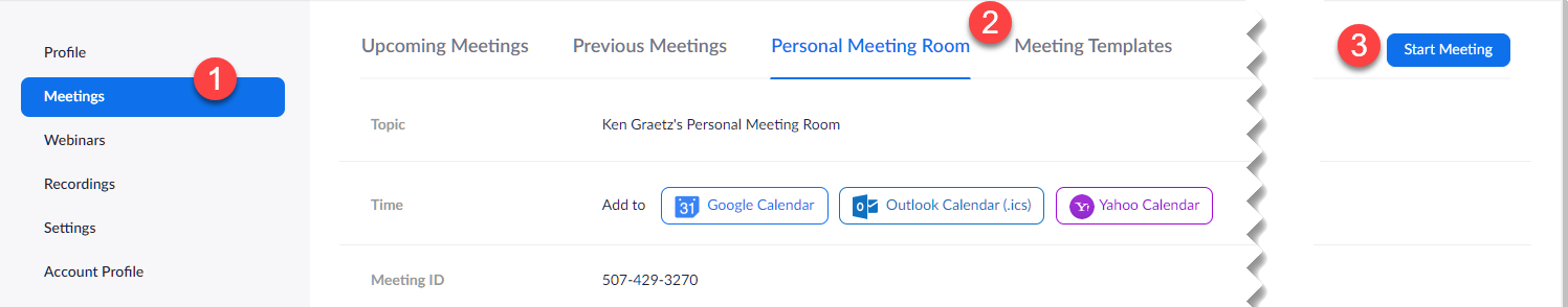 zoom recurring meeting