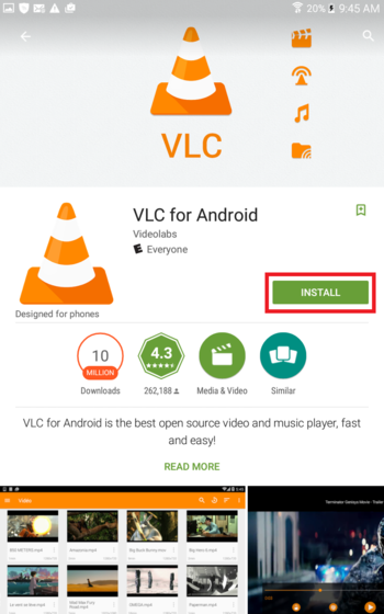 VLC Android PlayInstall.png